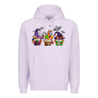Lilac halloween gnomes Premium Hoodie - AdoDesignShop