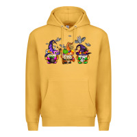 Mustard halloween gnomes Premium Hoodie - AdoDesignShop