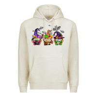 Oatmeal Heather halloween gnomes Premium Hoodie - AdoDesignShop