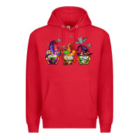 Red halloween gnomes Premium Hoodie - AdoDesignShop