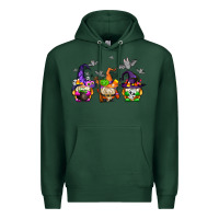 Sports Green halloween gnomes Premium Hoodie - AdoDesignShop