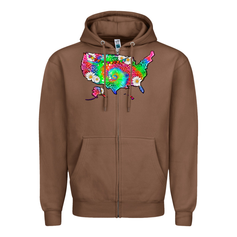 Lgbtq America Map Zipper Hoodie by HRA Design Shop | Teevron