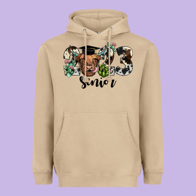 Highland Cow 2023 Heavyweight Hoodie Designed By Jahusdesignshop