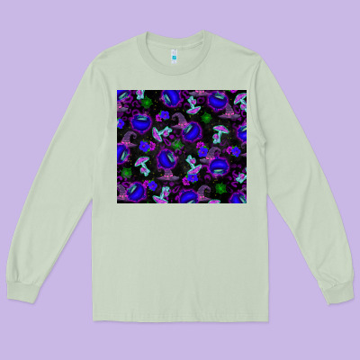 Halloween Long Sleeve Tee Designed By Texasbilliewilder