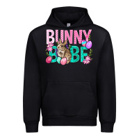 Black Bunny Babe Easter Urban Hoodie - BundleAndBundleShop