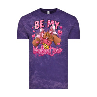 Cloud Purple be my valentine afro girl sneakers Vintage Tee - RanaPortraitStore