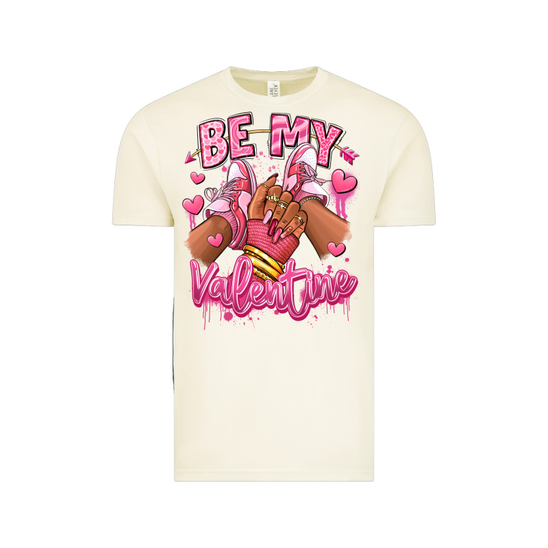Be My Valentine Afro Girl Sneakers Vintage Tee by RanaPortraitStore | Teevron