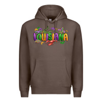 Coffee mardi gras louisiana Premium Hoodie - MaliasSmallBusiness