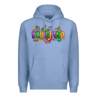 Colony Blue mardi gras louisiana Premium Hoodie - MaliasSmallBusiness