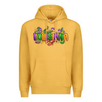 Mustard mardi gras louisiana Premium Hoodie - MaliasSmallBusiness