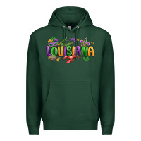 Sports Green mardi gras louisiana Premium Hoodie - MaliasSmallBusiness