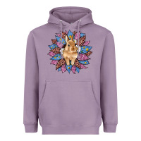 Lavender easter leopard bunny sunflower Heavyweight Hoodie - Artiststas