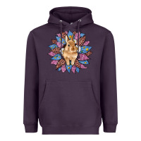 Plum easter leopard bunny sunflower Heavyweight Hoodie - Artiststas