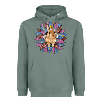 Sage easter leopard bunny sunflower Heavyweight Hoodie - Artiststas