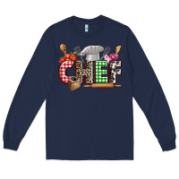 Navy Chef Long Sleeve Tee - Zillion Design Studio