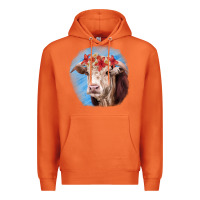 Carrot Hereford Bull Premium Hoodie - RanaPortraitStore