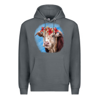 Rock Hereford Bull Premium Hoodie - RanaPortraitStore