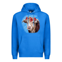 True Royal Hereford Bull Premium Hoodie - RanaPortraitStore