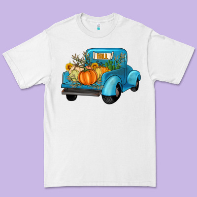 Fall Truck Premium Tee Designed By Artiststas