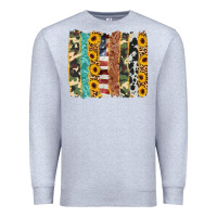Heather Grey western brushstroke Premium Sweatshirt - AdoDesignShop