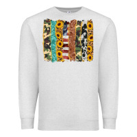 Oatmeal Heather western brushstroke Premium Sweatshirt - AdoDesignShop