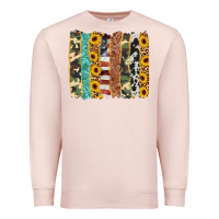 Pale Pink western brushstroke Premium Sweatshirt - AdoDesignShop