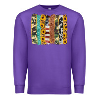Purple western brushstroke Premium Sweatshirt - AdoDesignShop