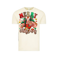 Vintage Arctic Merry Christmas Caucasian girl sneakers Vintage Tee - RanaPortraitStore