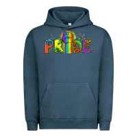 Pigment Midnight Navy Western Pride Urban Hoodie - BundleAndBundleShop