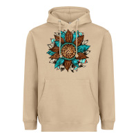 Mushroom gemstone cowhide leopard turquoise sunflower Heavyweight Hoodie - Artiststas
