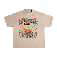 French Oak everyone was thinking it i just said it Urban Heavy Tee - Zillion Design Studio