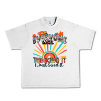 Lunar Rock everyone was thinking it i just said it Urban Heavy Tee - Zillion Design Studio