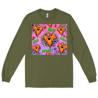 Army Green Halloween Long Sleeve Tee - texasbilliewilder