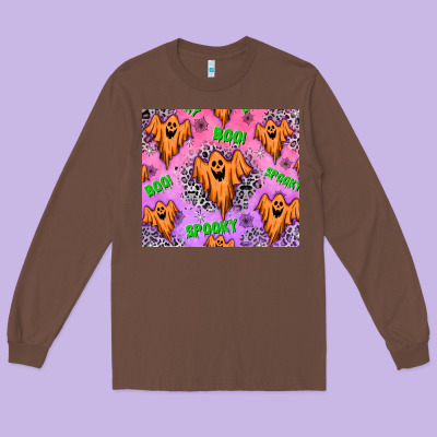 Halloween Long Sleeve Tee Designed By Texasbilliewilder