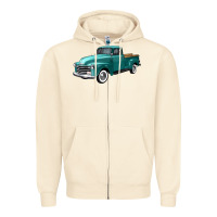 Sandshell western truck left 34 view Zipper Hoodie - FaDigitalArtStudio