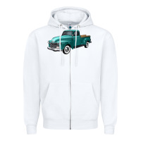 White western truck left 34 view Zipper Hoodie - FaDigitalArtStudio