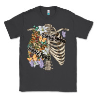 Smoke inhale peace exhale chaos chest Classic Tee - FaDigitalArtStudio
