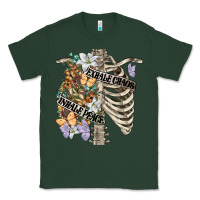 Sports Green inhale peace exhale chaos chest Classic Tee - FaDigitalArtStudio