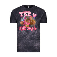 Cloud Black Yep still single heels and sneakers afro girl Vintage Tee - RanaPortraitStore