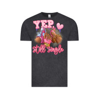 Vintage Black Yep still single heels and sneakers afro girl Vintage Tee - RanaPortraitStore