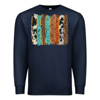 Navy western brushstroke Premium Sweatshirt - AdoDesignShop