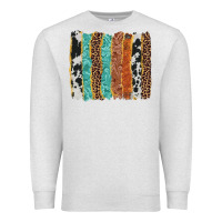 Oatmeal Heather western brushstroke Premium Sweatshirt - AdoDesignShop