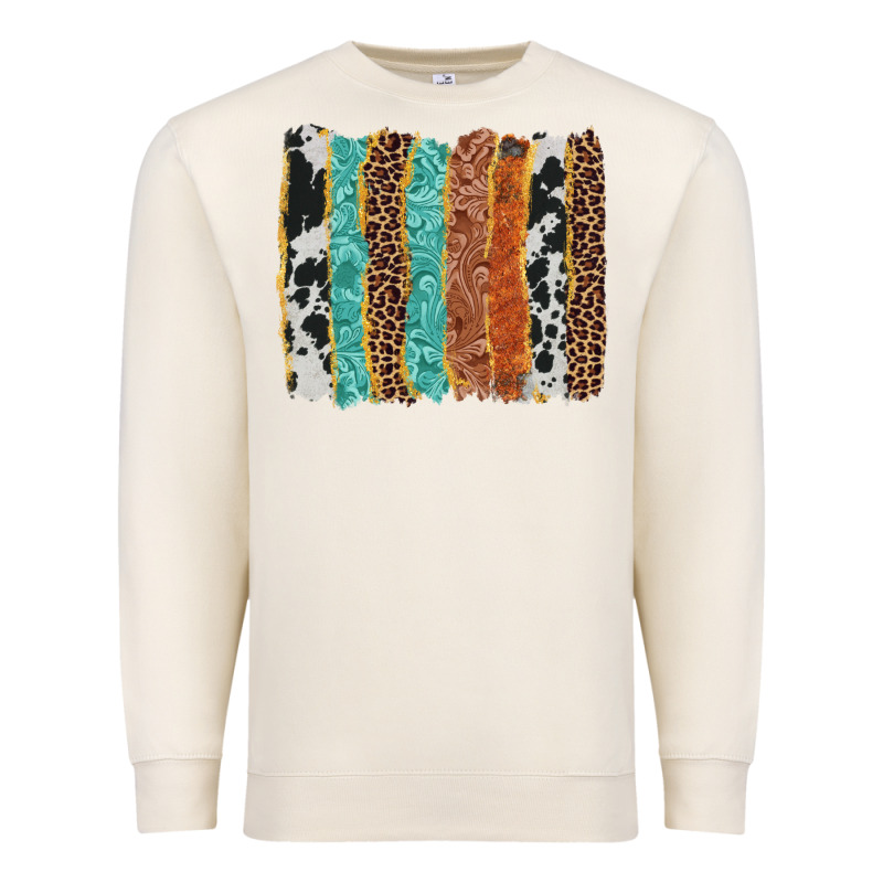 Western Brushstroke Premium Sweatshirt by AdoDesignShop | Teevron