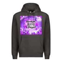 Smoke thankful greatful blessed Premium Hoodie - NancyCooperArtShop
