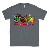 Charcoal Heather peace love tacos Classic Tee - CTS Tumbler Store