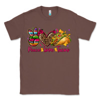 Chestnut peace love tacos Classic Tee - CTS Tumbler Store