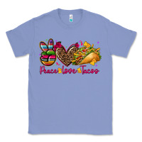 Colony Blue peace love tacos Classic Tee - CTS Tumbler Store