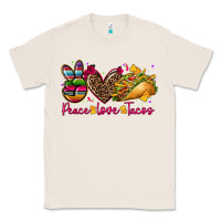 Natural peace love tacos Classic Tee - CTS Tumbler Store