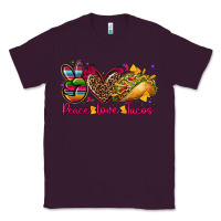 Plum peace love tacos Classic Tee - CTS Tumbler Store