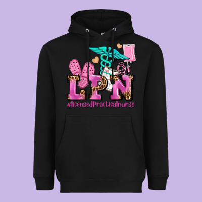Lpn Licensed Practical Nurse Heavyweight Hoodie Designed By Adodesignshop